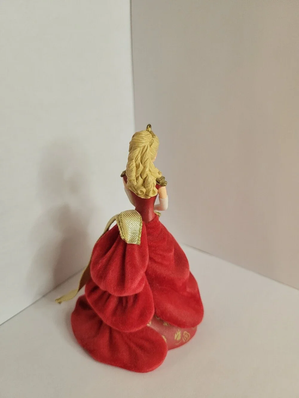 Barbie In A Christmas Carol Eden Starling Red & Gold Holiday Ornament